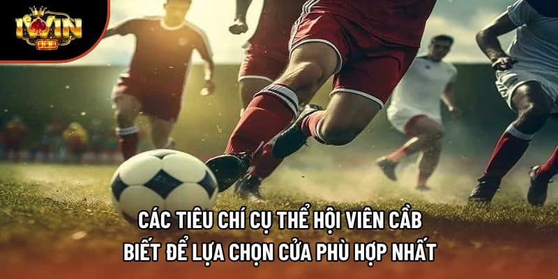 Các tiêu chí cụ thể hội viên cần biết để lựa chọn cửa phù hợp nhất