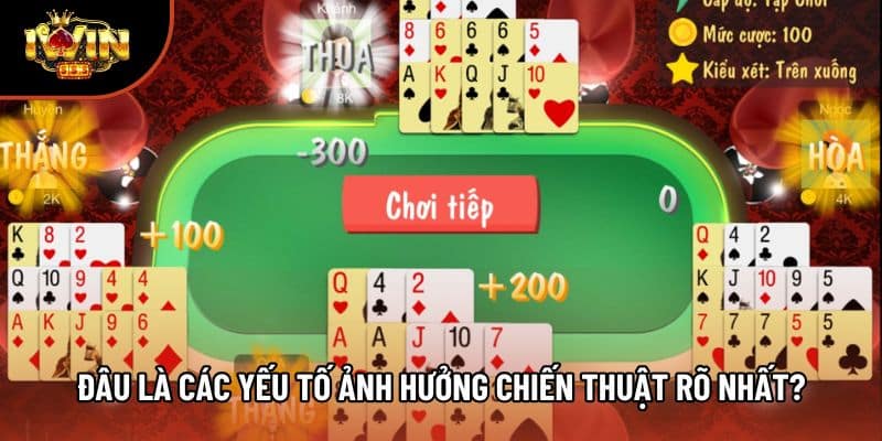 Đâu là các yếu tố ảnh hưởng chiến thuật rõ nhất?