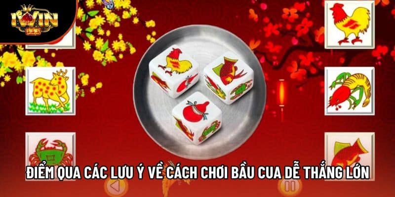 Điểm qua các lưu ý về cách chơi bầu cua dễ thắng lớn