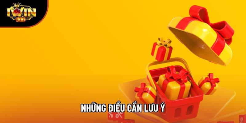 Những điều cần lưu ý
