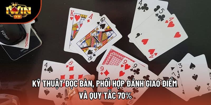 Kỹ thuật đọc bàn, phối hợp đánh giao điểm và quy tắc 70%