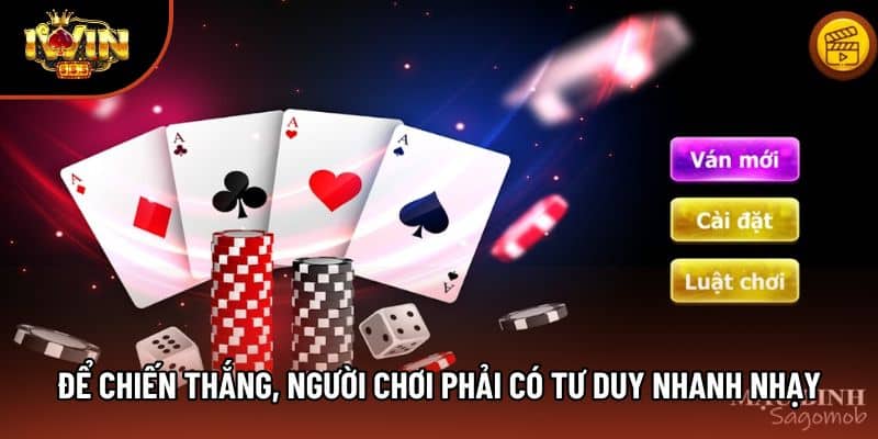 Để chiến thắng, người chơi phải có tư duy nhanh nhạy