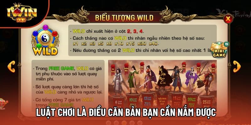 Luật chơi là điều căn bản bạn cần nắm được