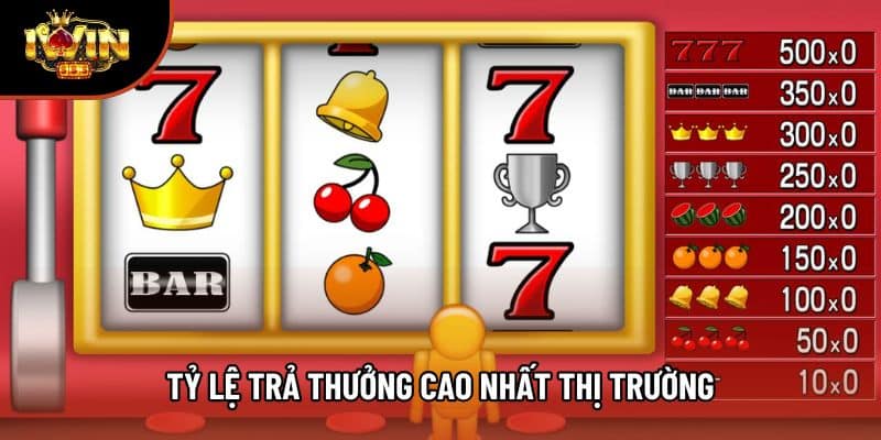 Tỷ lệ trả thưởng cao nhất thị trường