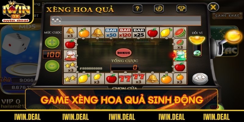 Game xèng hoa quả sinh động