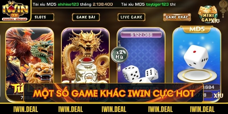 Một số game khác Iwin cực hot