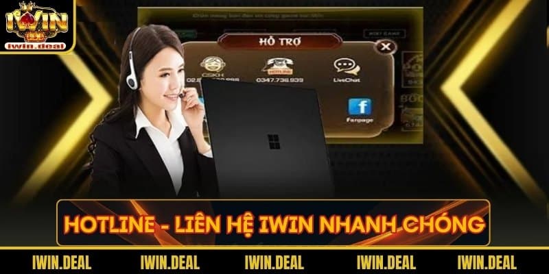 Hotline của Iwin là phương tiện được nhiều tay chơi liên hệ nhất
