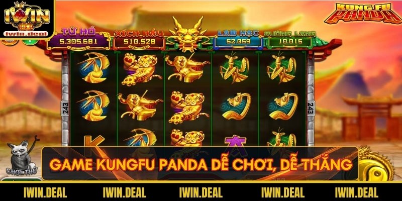 Game Kungfu Panda dễ chơi, dễ thắng