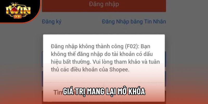 Giá trị mang lại mở khóa